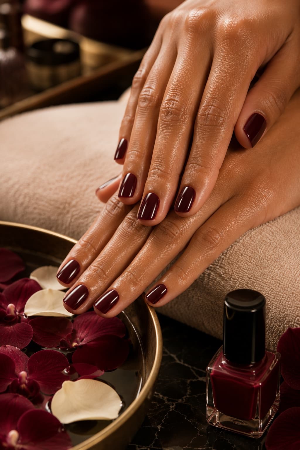 Dépose gel résine ongles mains Cotonou